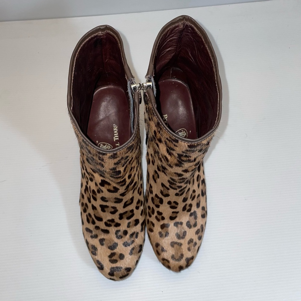 Rockwell Tharp Leopard 🐆 Calf hair Bootie - Picture 8 of 13